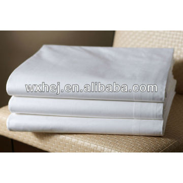 100% polyester microfibre blanc drap de lit feuille d&#39;hôtel